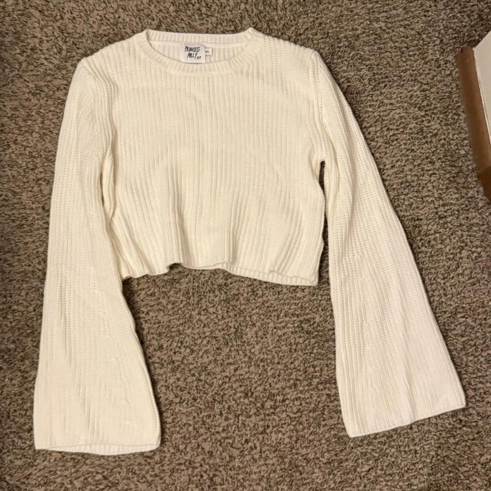 Princess Polly Ivory Knit Turtleneck Sweater